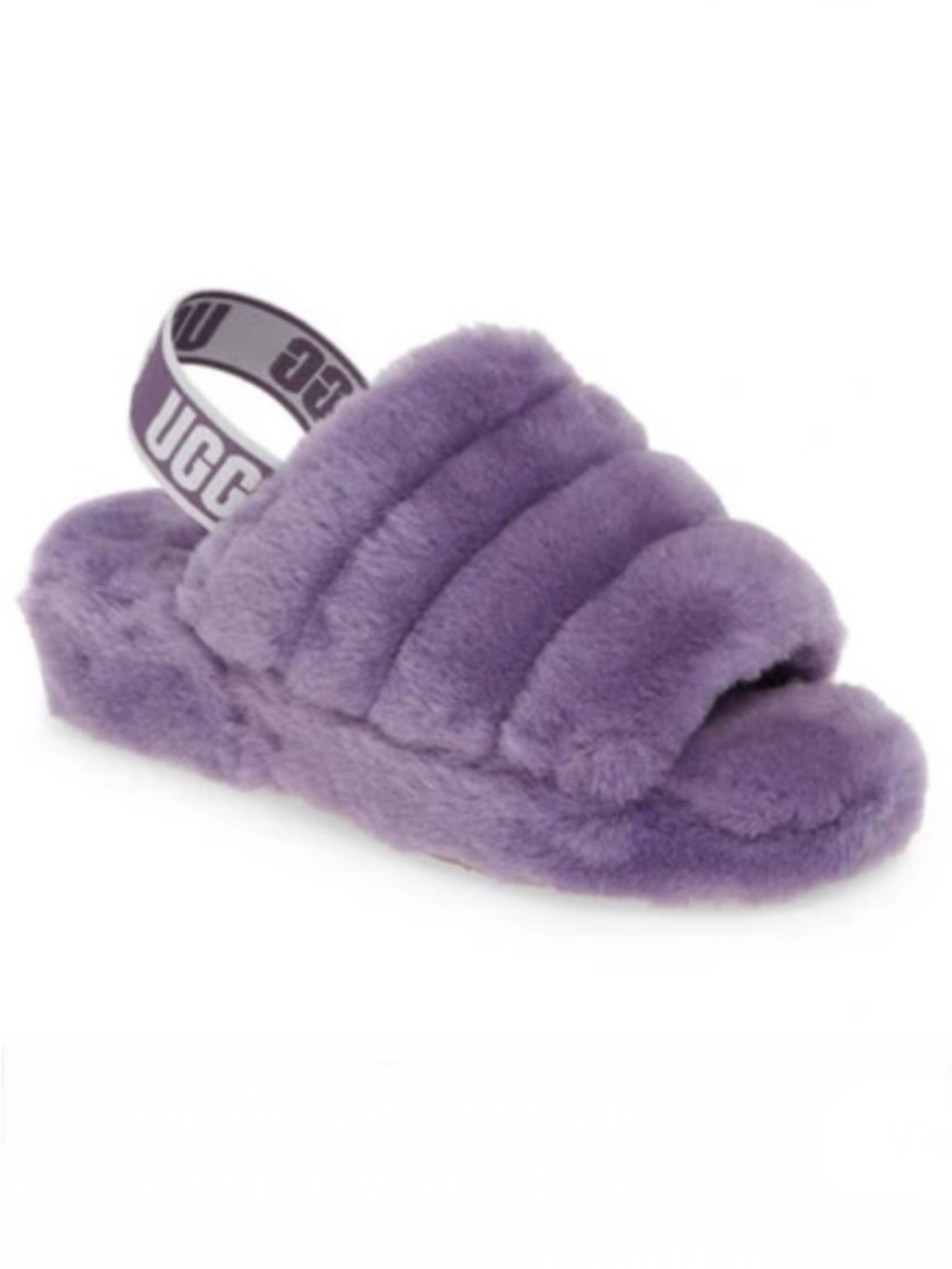 UGG Fluff Yeah Violet Bloom Women’s size 8 NEW!!!